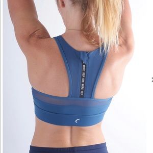 NWT ZYIA Navy all star bra